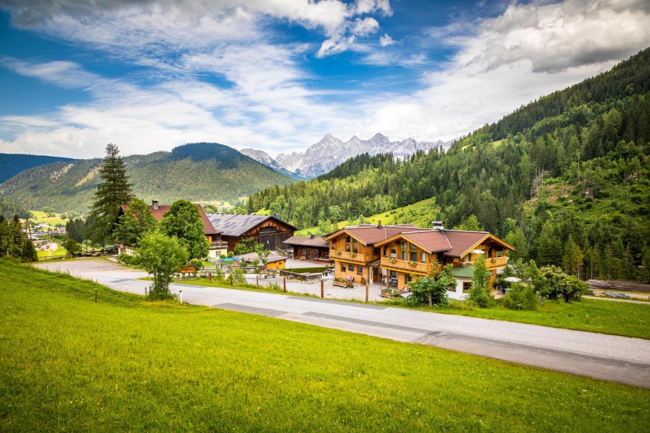 Oeko-Appartements Fallhaus Forstau  Dış mekan fotoğraf