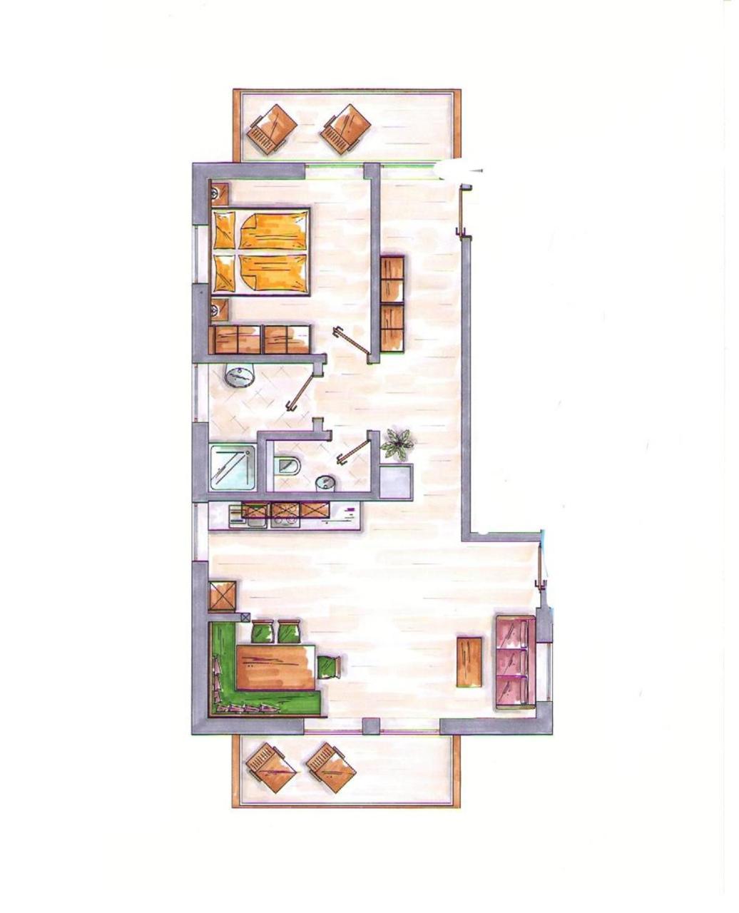 Oeko-Appartements Fallhaus Forstau  Oda fotoğraf