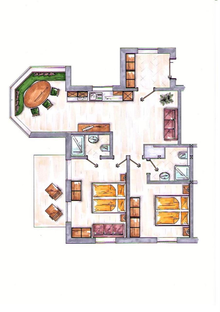 Oeko-Appartements Fallhaus Forstau  Oda fotoğraf